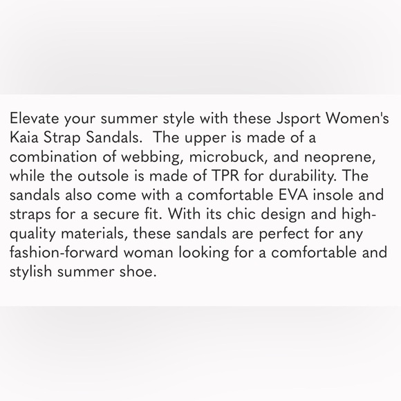 JSport Kaia Women's Black/Purple Strap Sport Sandals-Sz 10 - Picture 6 of 6